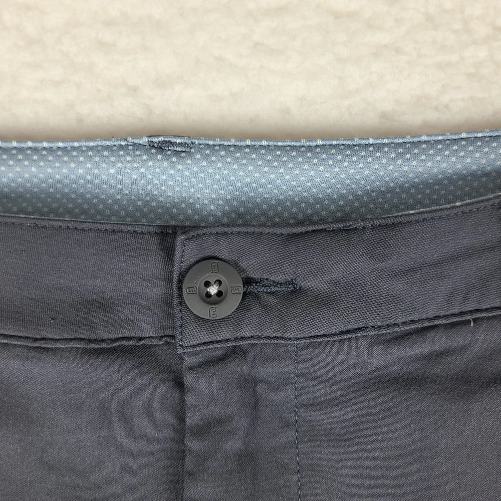 Foot Joy Pants Men 35x28 Dark Gray Thermo Series Performance Tech FJ Golf HEMMED